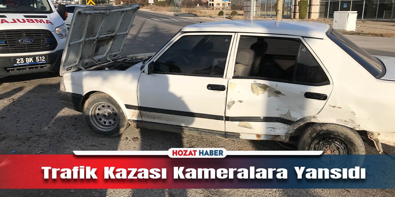 Trafik Kazası Kameralara Yansıdı