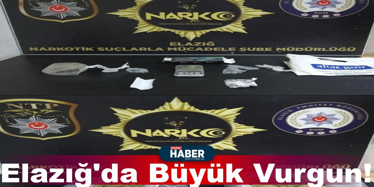 Elazığ'da Uyuşturucu Operasyonunda 3 Zanlı Yakalandı