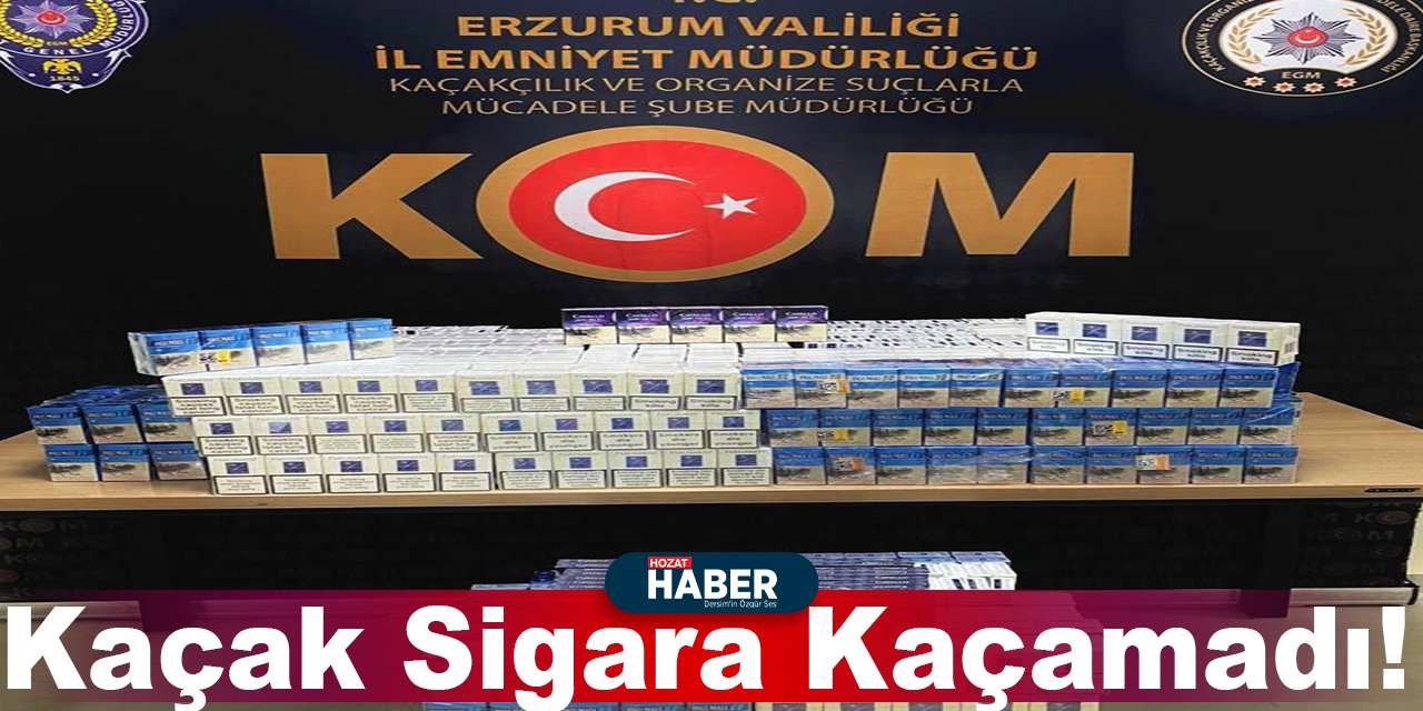 Kaçak Sigara Kaçamadı!