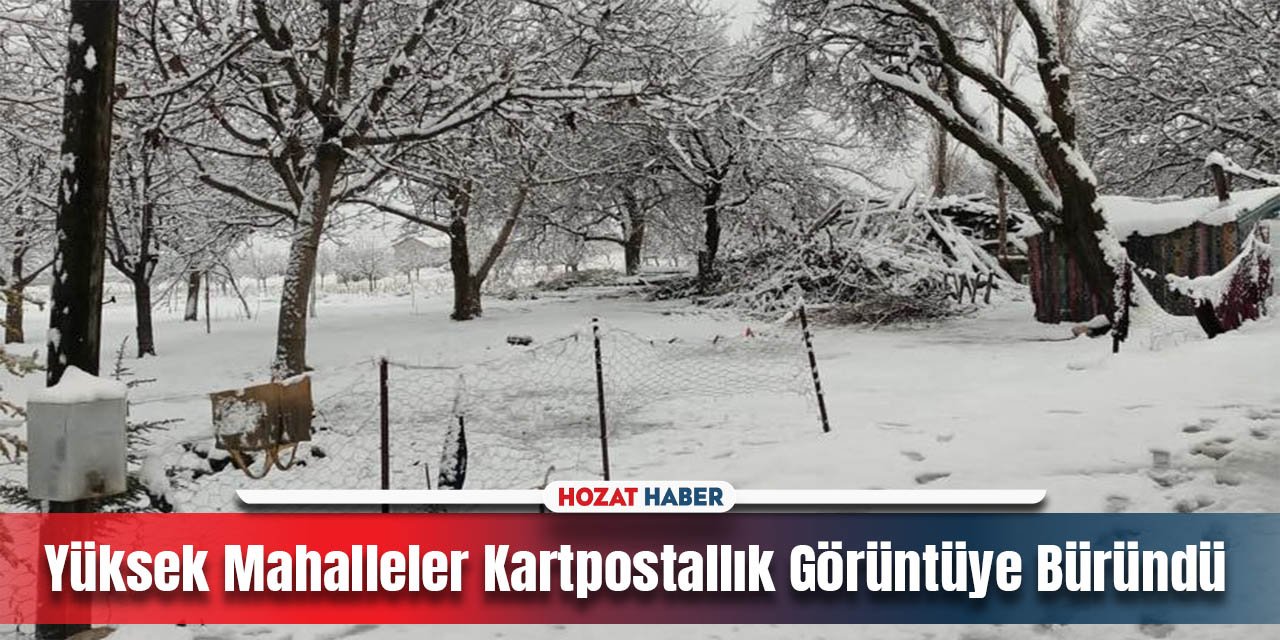 Yüksek Mahalleler Kartpostallık Görüntüye Büründü