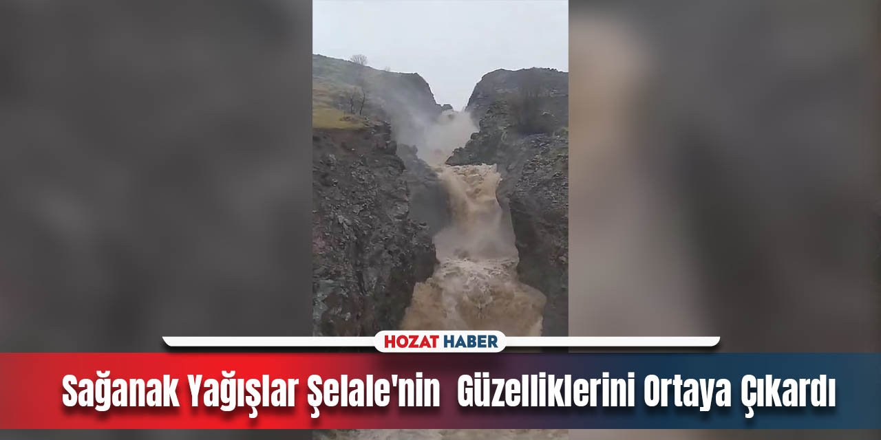 Sağanak Yağışlar Şelale'nin  Güzelliklerini Ortaya Çıkardı