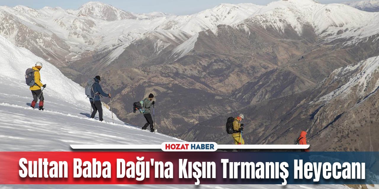 Dersim'de Sultan Baba Dağı Kış Tırmanışı İçin Dağcıları Ağırlıyor