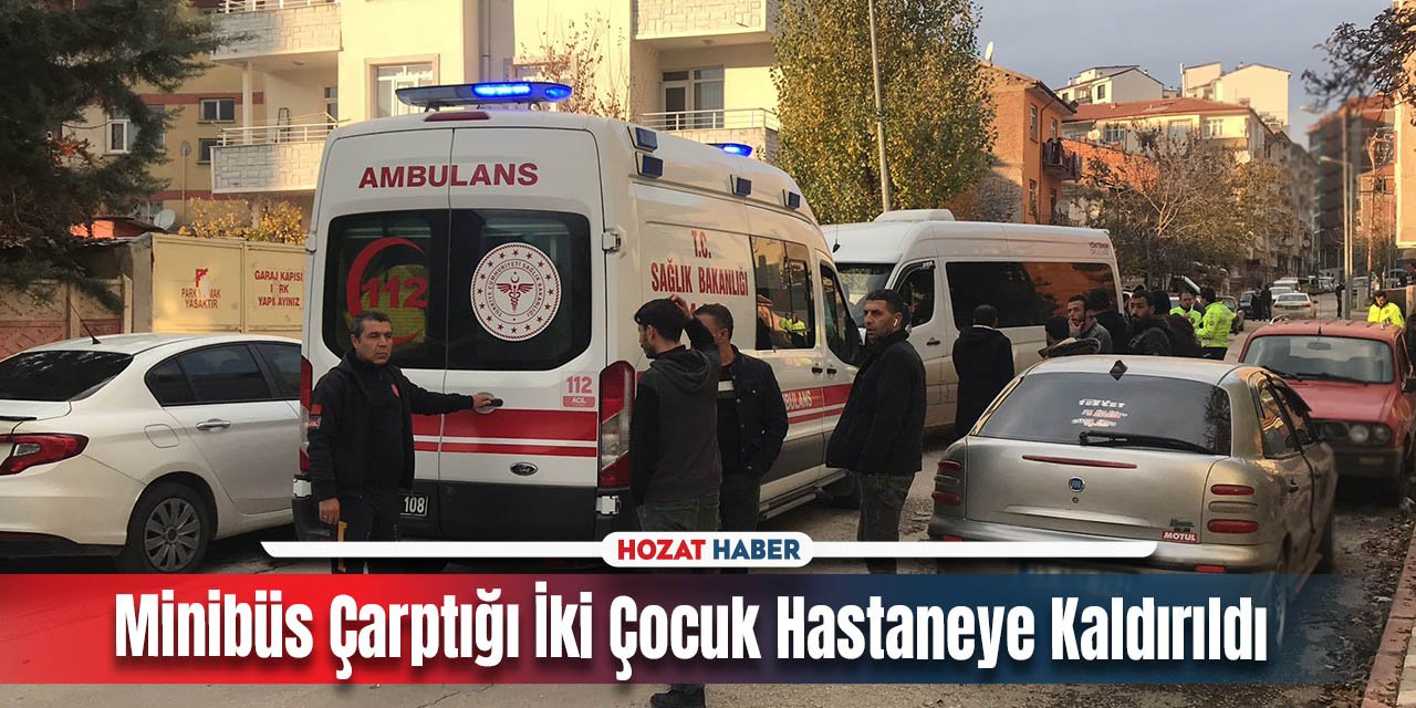 Yola Aniden Çıkan Çocuklara Minibüs Çarptı