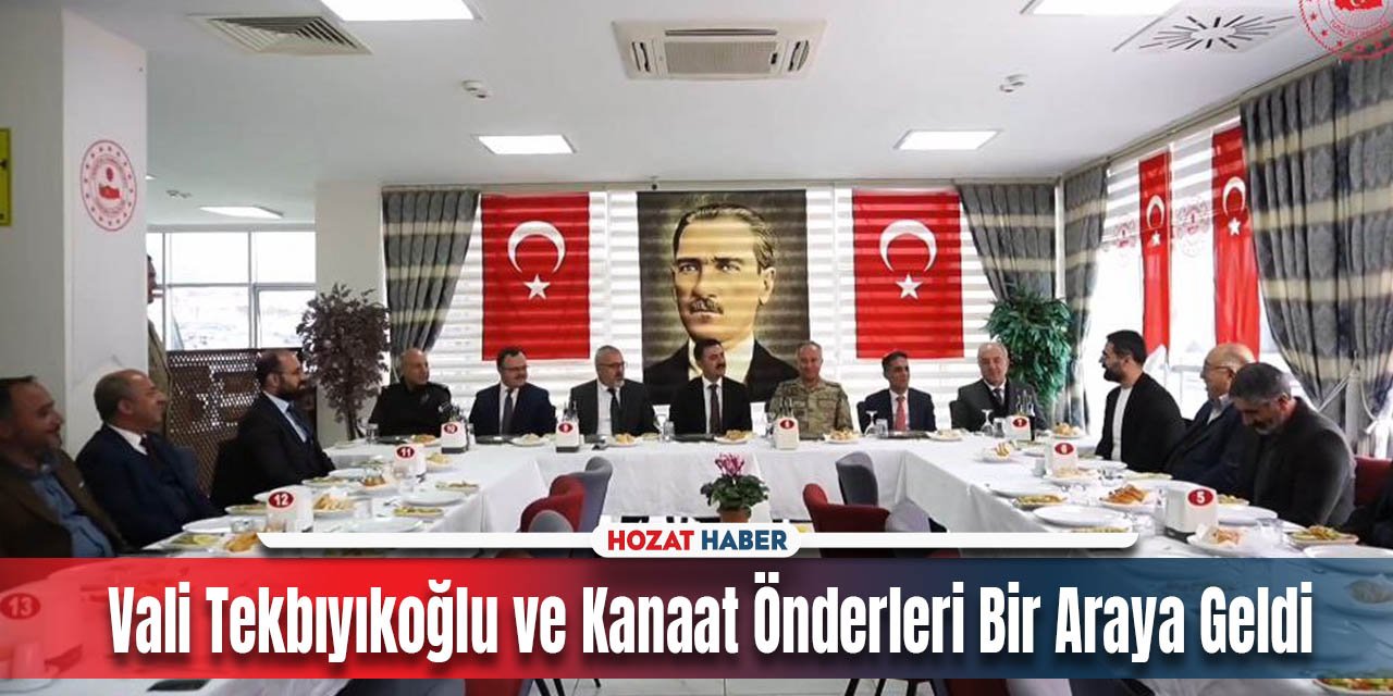 Vali Tekbıyıkoğlu İlimizdeki Alevi Bektaşi Kanaat Önderleri ile Öğle Yemeğinde Buluştu