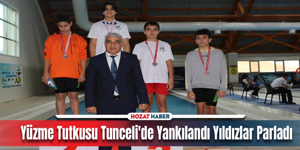 Tunceli'de Sporun Zaferi:  Yüzme Yarışmasıyla Gençlerden Büyük Performans