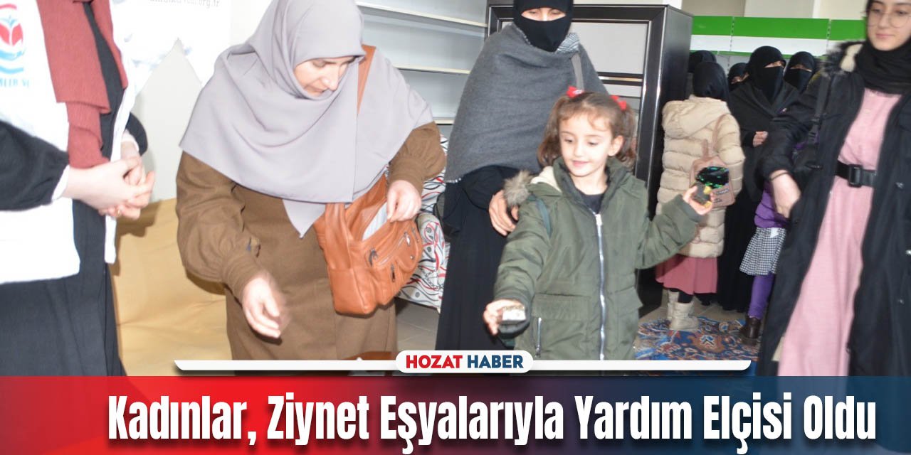 Kadınlar, Gazze İçin Ziynet Eşyalarını Bağışladı