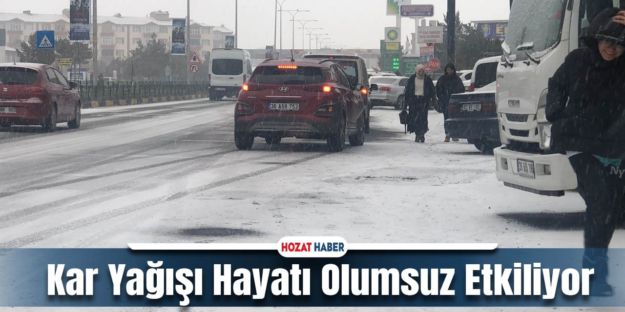 Kar Yağışı Hayatı Olumsuz Etkiliyor