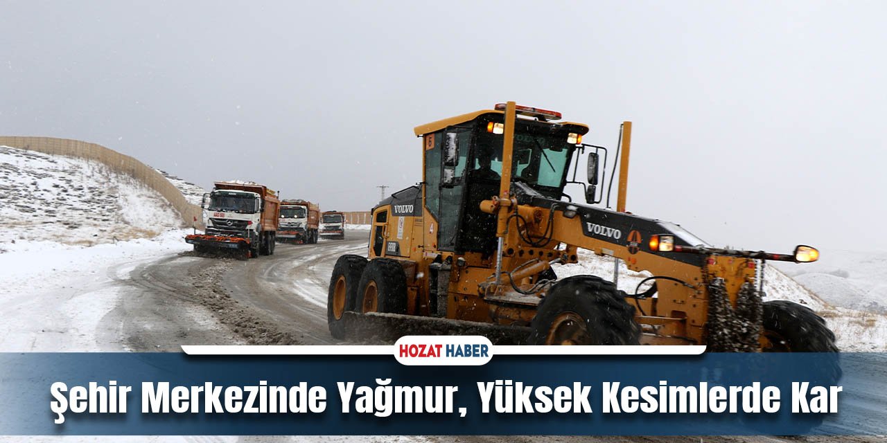 Şehir Merkezinde Yağmur, Yüksek Kesimlerde Kar