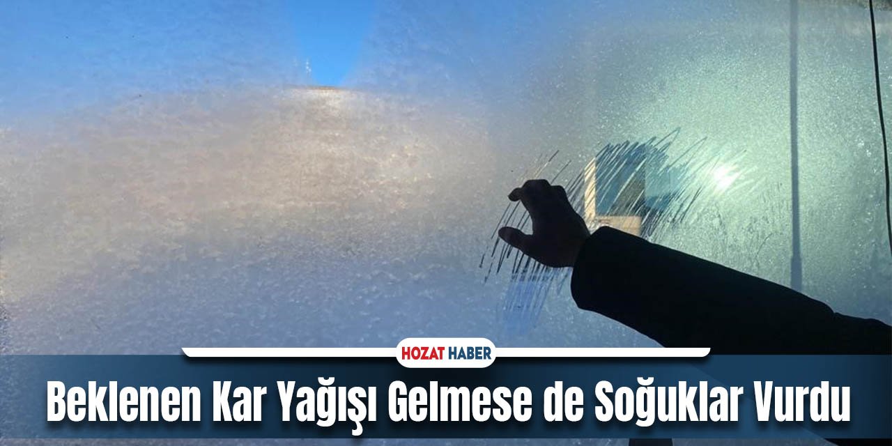 Beklenen Kar Yağışı Gelmese de Soğuklar Vurdu!Termometreler Eksi 10'u Gösterdi