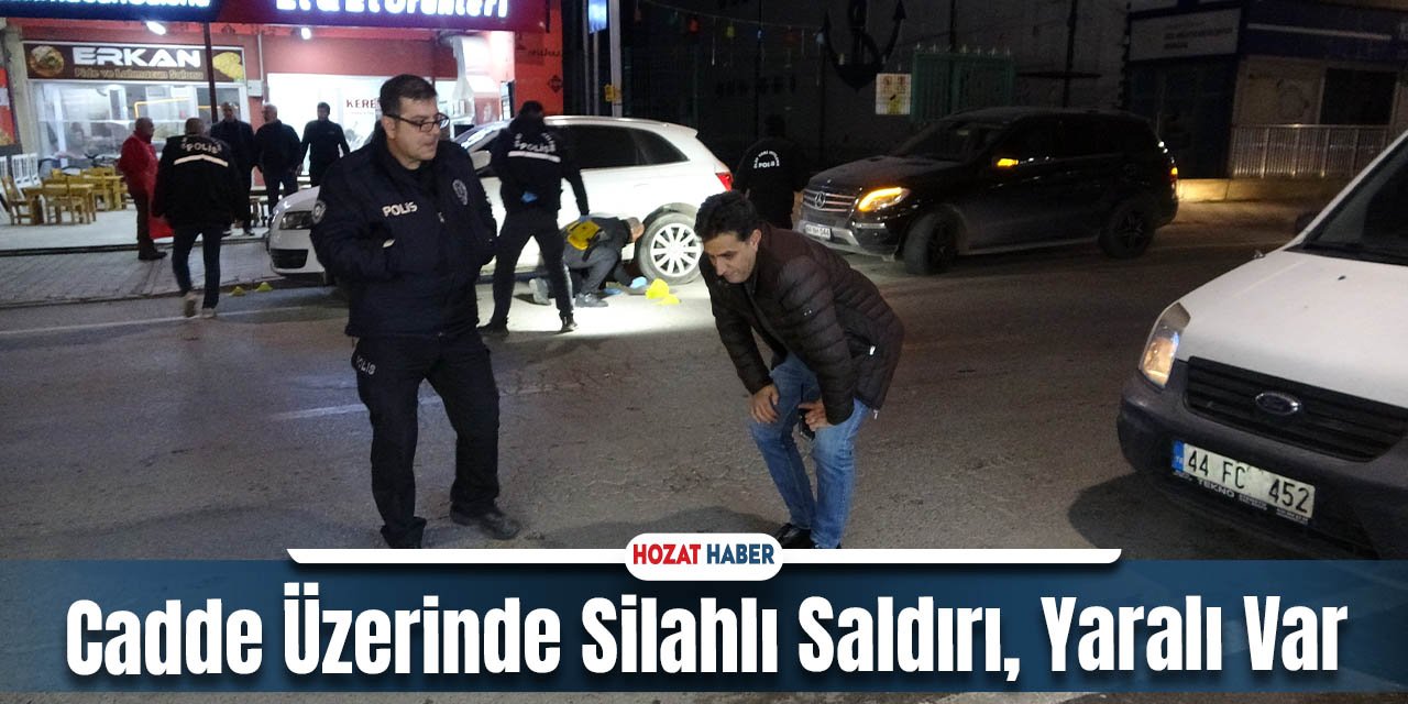 Malatya'da Korkunç Olay: Cadde Üzerinde Silahlı Saldırı, Yaralı Var!