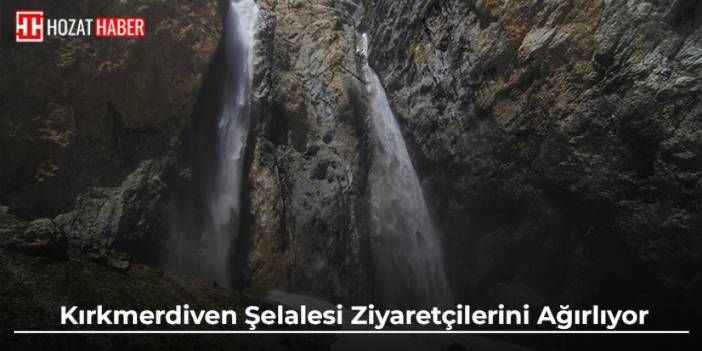 Tunceli'deki Kırkmerdiven Şelaleleri doğa tutkunları ziyaretçilerini ağırlıyor