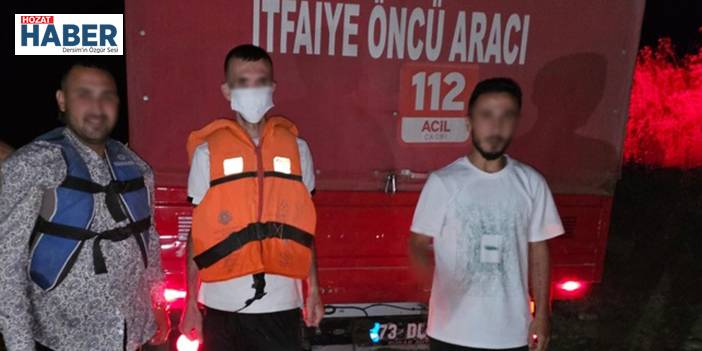 "Dicle Nehri'nde Mahsur Kalan 2 Kişi Kurtarıldı"